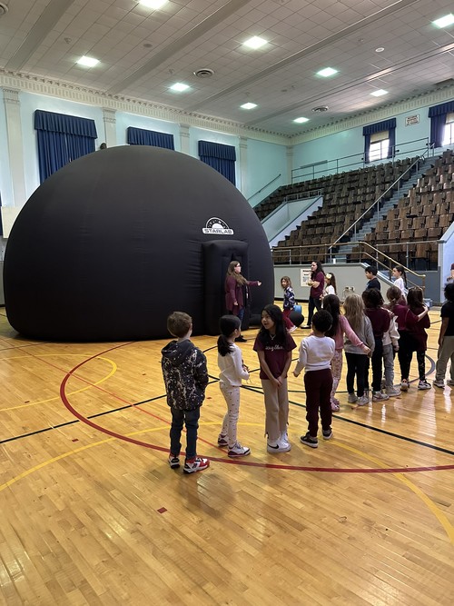 Fifth Avenue students experienced the StarLab.