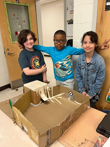South Country students made games out of cardboard.
