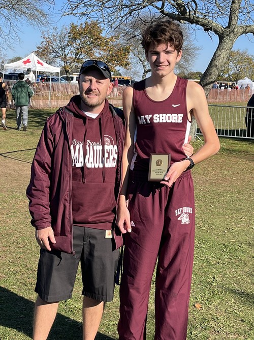 A Boys Cross Country runner placed second at the County Championship.