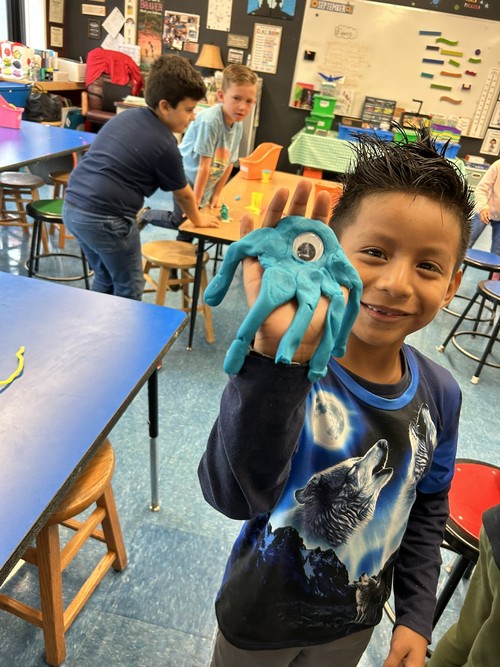 Brook Avenue students created their own monsters.
