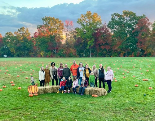 Brook Avenue hosted a pumpkin patch for students.