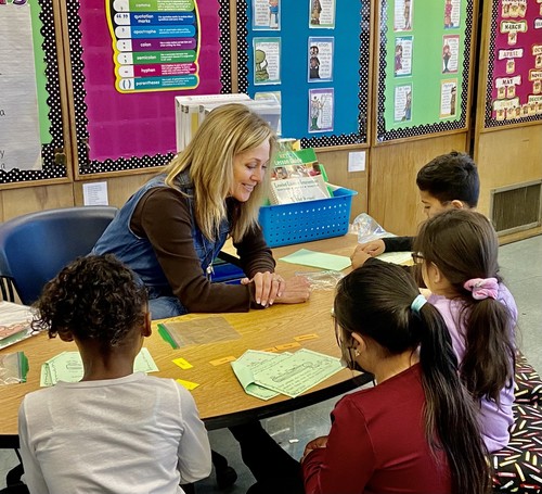 Brook Avenue students learned new literacy skills.
