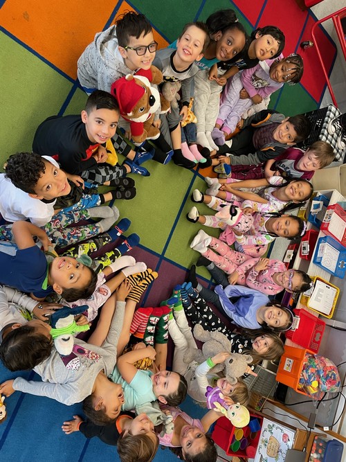 Brook Avenue students earned a movie party.
