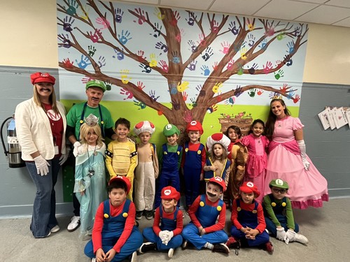 Brook Avenue students and staff celebrated Halloween.