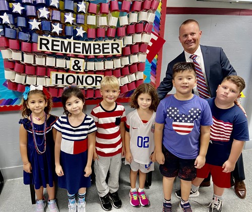 Brook Avenue students learned about September 11, 2001.
