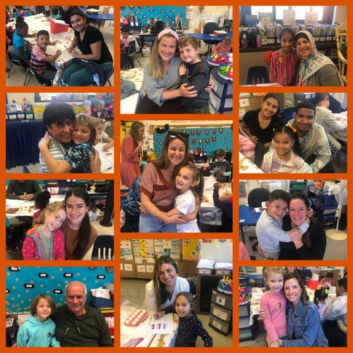 Fifth Avenue families visited to help with centers.