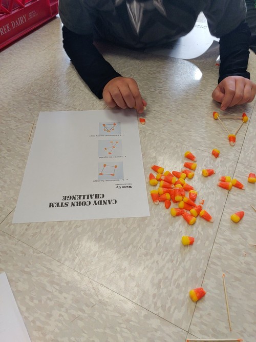 South Country students completed Halloween-inspired math lessons.