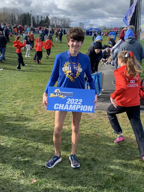 A Boys Cross Country runner received All-Long Island honors.