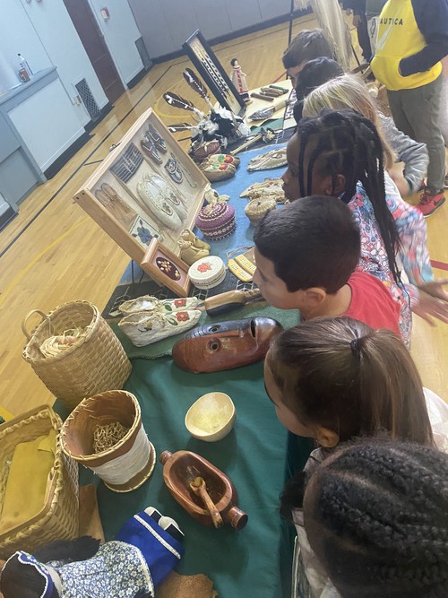 Fifth Avenue students learned about Native Americans.