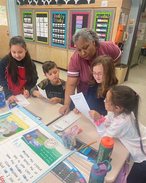 Fifth Avenue students learned about author's purpose.