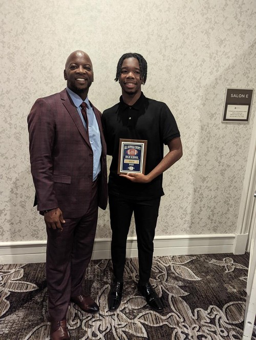 A Varsity Football player received All-County honors.