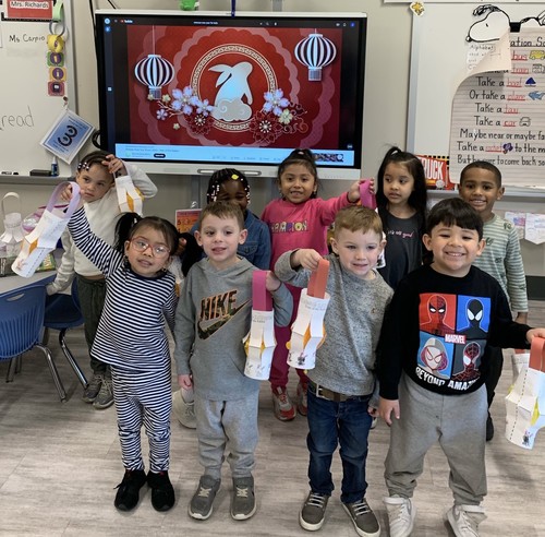 UPK students celebrated the Year of the Rabbit.