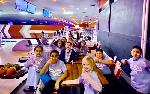 Brook Avenue students went bowling.