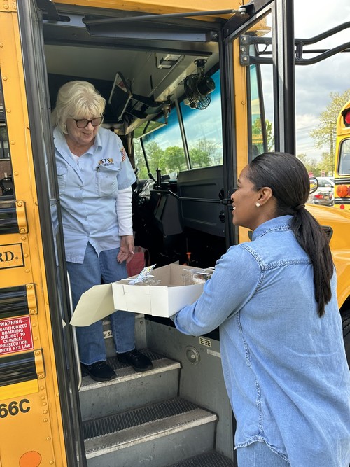 Fifth Avenue celebrated bus drivers.