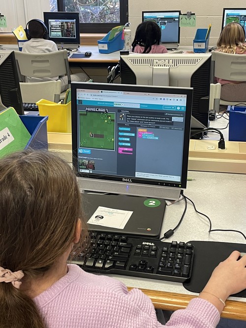 South Country students participated in Hour of Code.