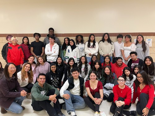 High School students learned about holidays around the world.