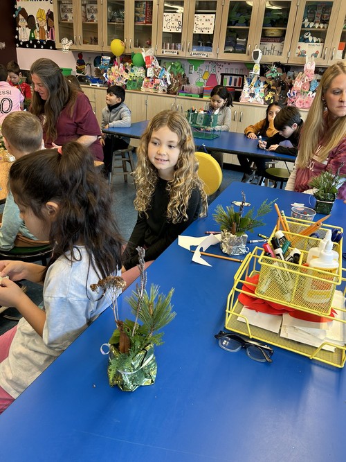 Brook Avenue students learned about native plants.