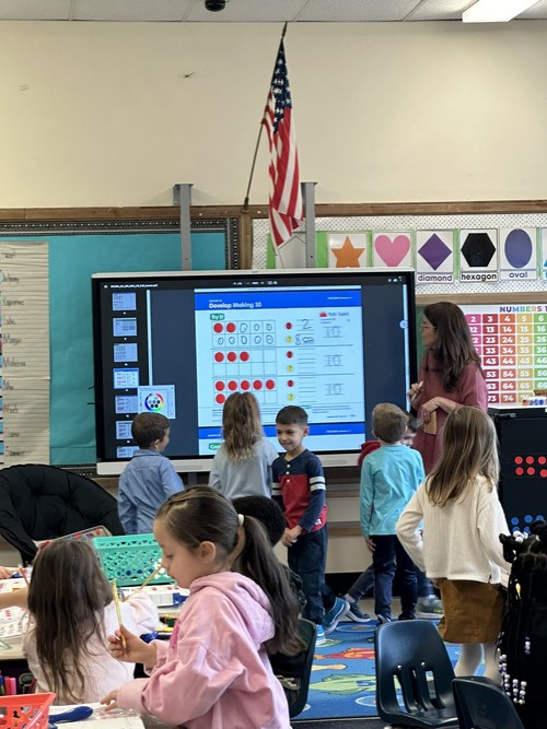 Fifth Avenue students showed off their math skills.