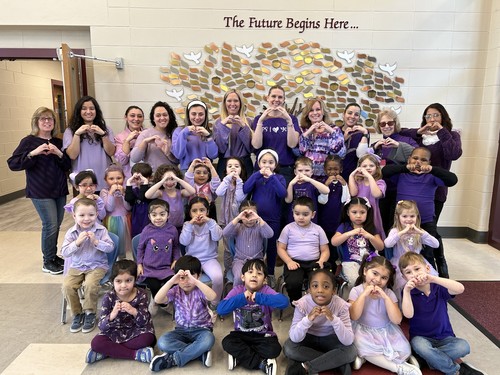 UPK students and staff celebrated P.S. I Love You Day.
