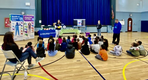 Brook Avenue students learned about making healthy choices.
