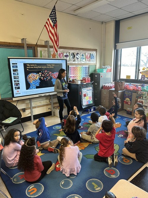 Fifth Avenue students learned mindful-based learning techniques.
