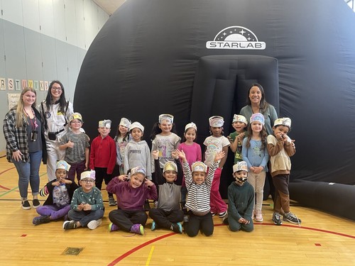 Mary G. Clarkson students experienced the StarLab.