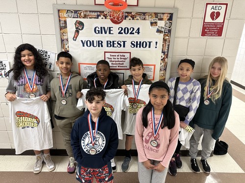 South Country students competed in a basketball contest.