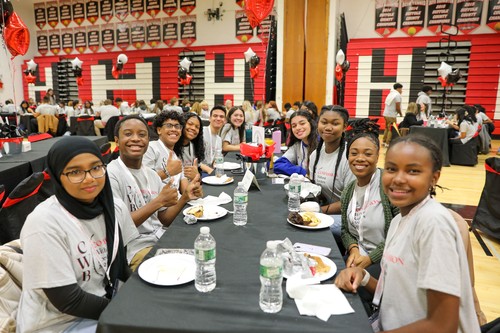 The High School celebrated Breakfast for Champions.