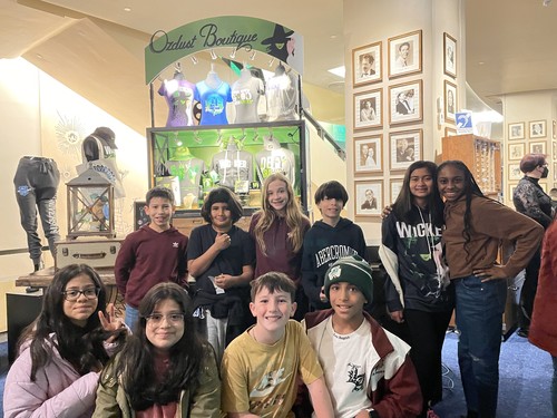 Gardiner Manor students saw a Broadway show.
