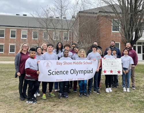 Middle School students competed at Science Olympiad.