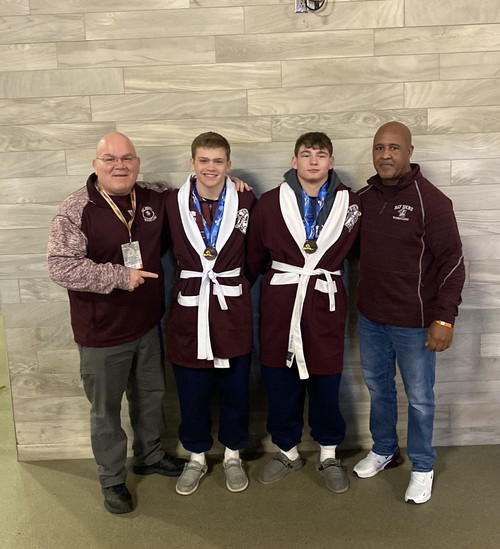 Two ֱ Wrestlers competed at the State Championships.