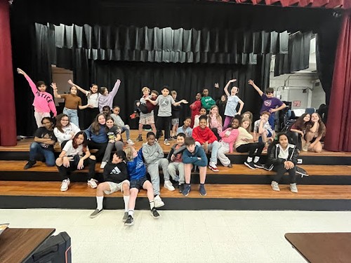 South Country students rehearsed for an upcoming performance.