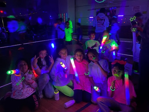 South Country students participated in a glow run.