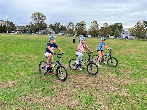 South Country students practiced riding bikes and skateboards.